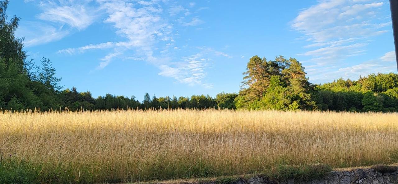 Pension Am Wald Goessweinstein Buitenkant foto