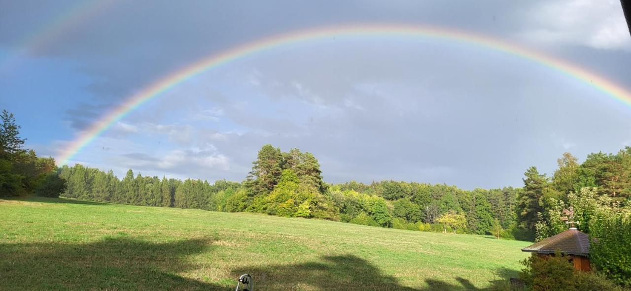 Pension Am Wald Goessweinstein Buitenkant foto