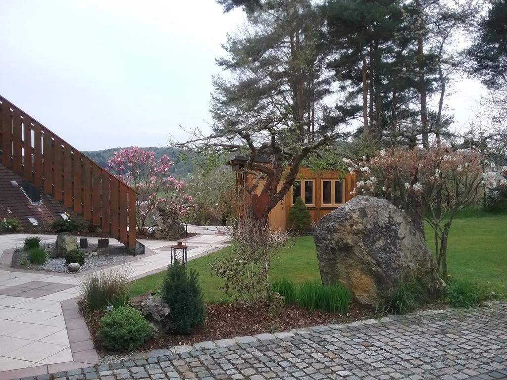 Pension Am Wald Goessweinstein Buitenkant foto